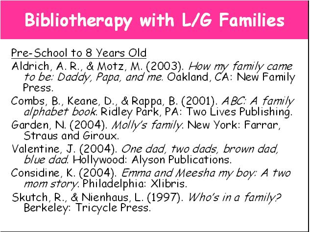 Bibliotherapy Families Cultural Diversity CEUs 
