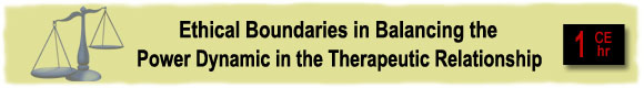 Ethics & Boundaries continuing education social worker CEUs