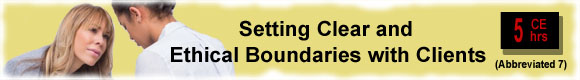Ethics Boundaries continuing education social worker CEUs