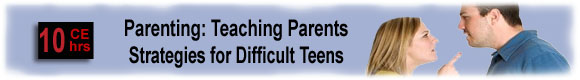 Difficult Teens continuing education psychologist CEUs