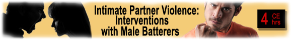 Male Batterers continuing education psychologist CEUs