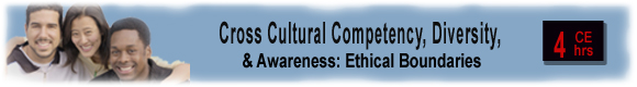 Continuing Education Cultural Diversity Competence Psychology
