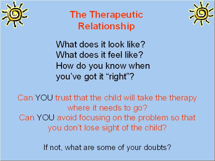Therapeutic Relationship Play Therapy CEUs
